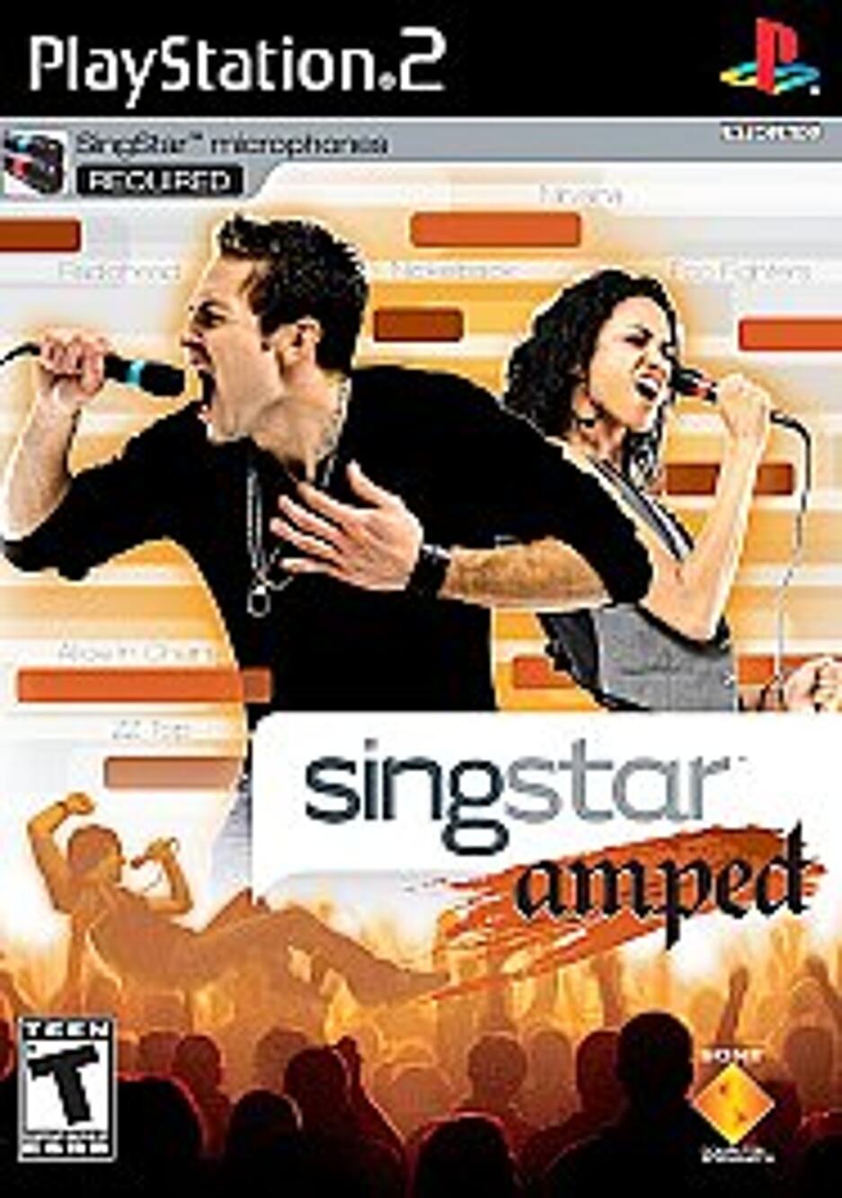 SingStar Amped (Sony PlayStation 2, 2007) Brand New SEALED